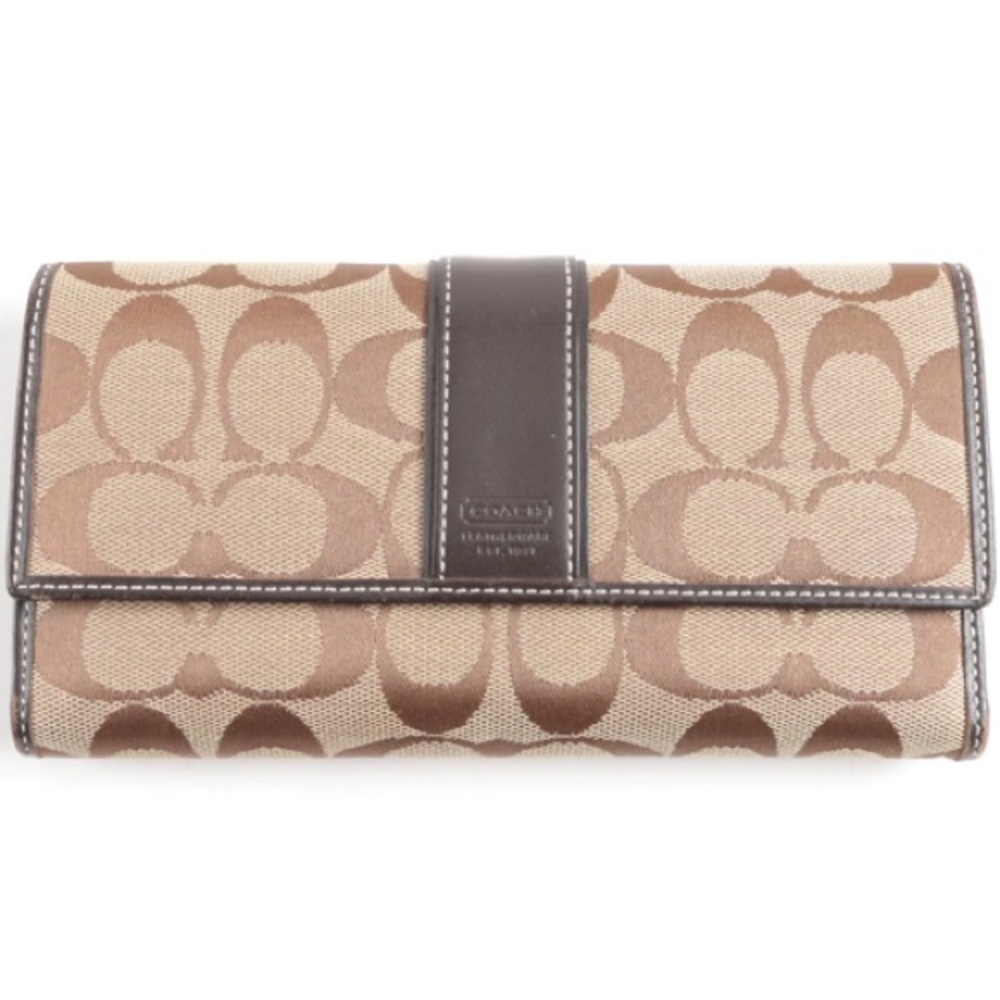 COACH Signature Long Wallet